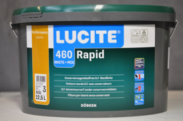 Lucite 460 Rapid KF Wandfarbe 12,5 Ltr. Weiß